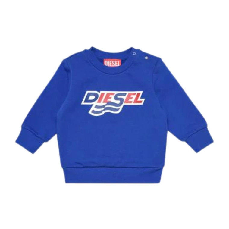 Niebieskie Swetry dla Dzieci Diesel