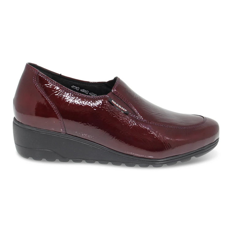 Bordeaux Patentowe Damskie Buty Mephisto