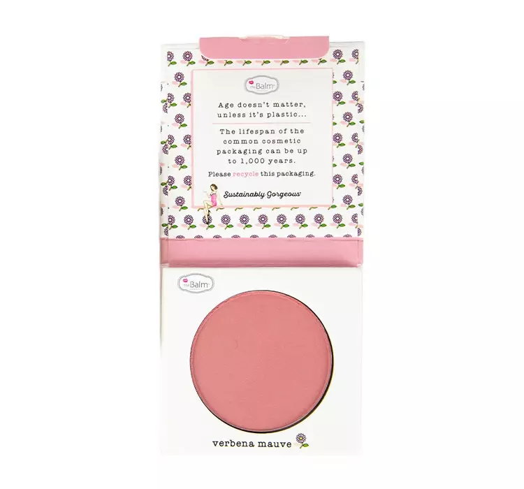 THE BALM SUSTAINABLY GORGEOUS RÓŻ DO POLICZKÓW VERBENA MAUVE 6G