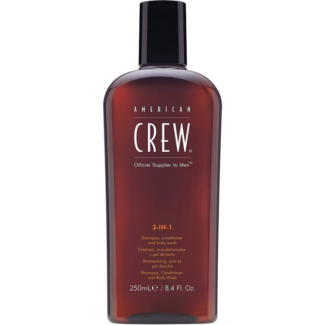 American Crew 3in1 Shampoo Conditioner And Body Wash szampon odżywka i żel do kąpieli 250ml