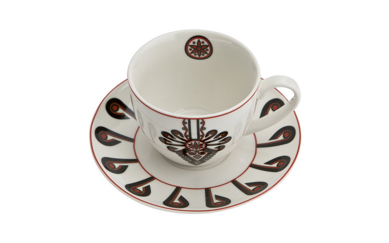 Filiżanka porcelanowa 250 ml + spodek Parzenica