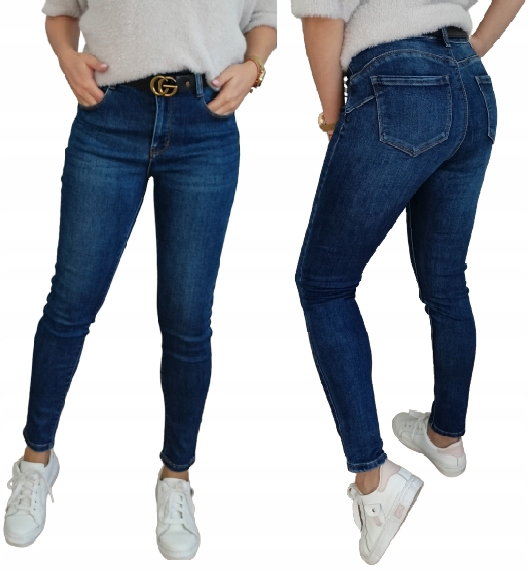 _80 Jeansy M.sara Push Up Wyszczuplające r 44 XXL (34, 35)