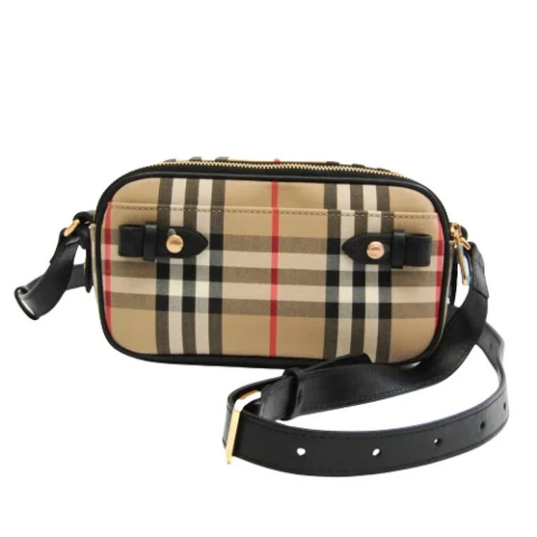 Pre-owned Canvas shoppers Burberry Vintage