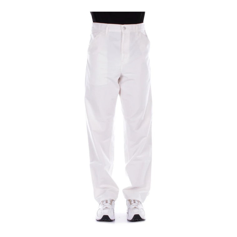 Białe Spodnie dla Mężczyzn Carhartt Wip