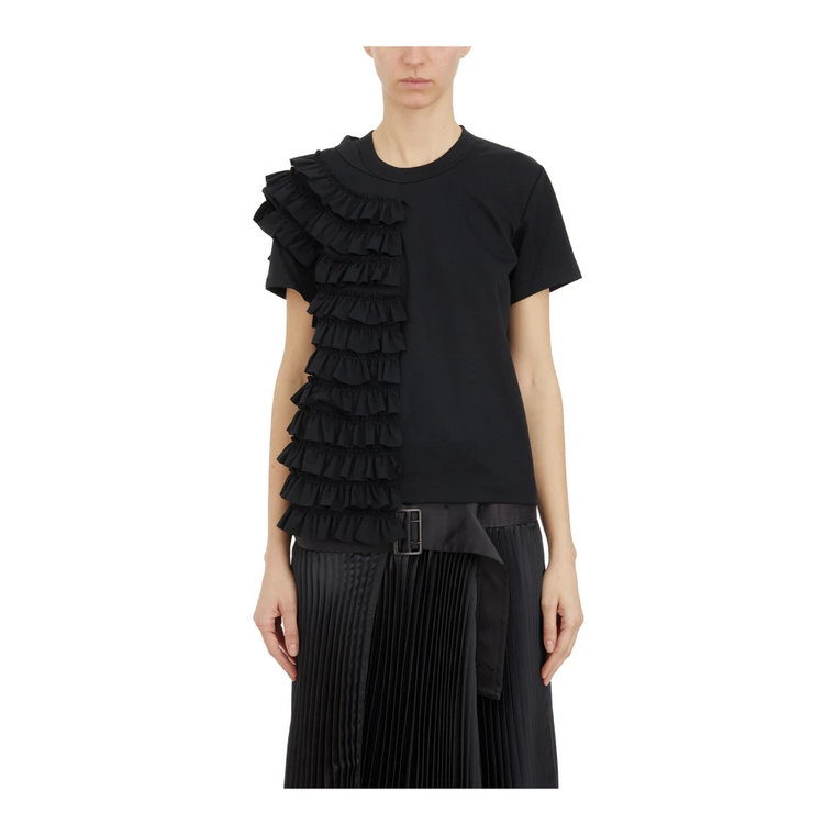 Ruffle T-shirt Moda Damska Comme des Garçons