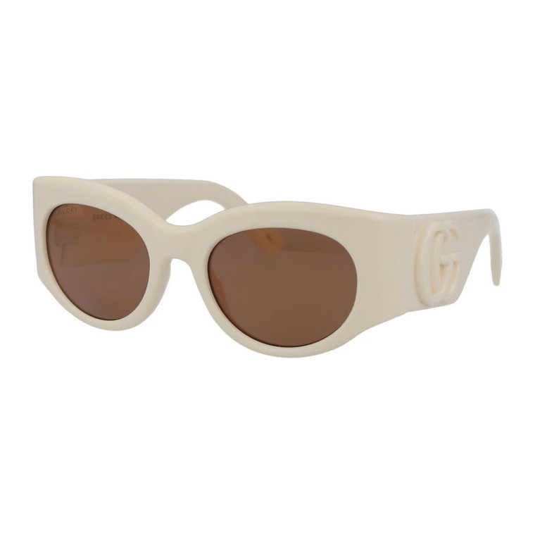 Stylowe Oversized Owalne Okulary Gucci