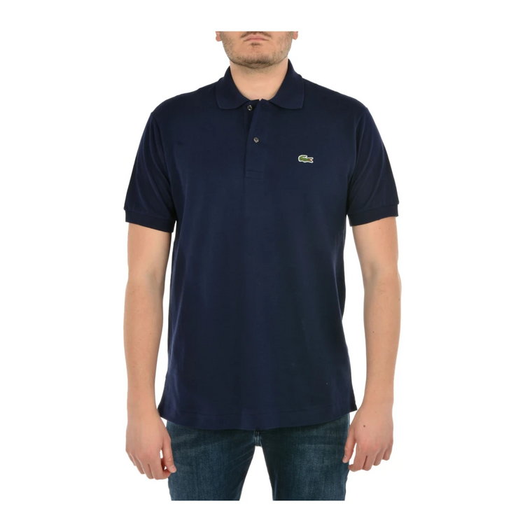 Granatowy Polo Shirt Regular Fit dla Mężczyzn Lacoste