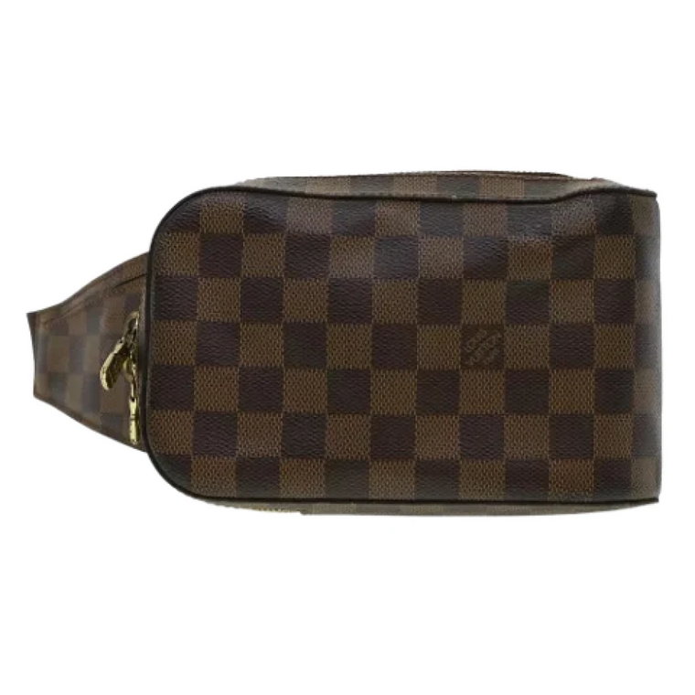 Brązowe torby na ramię Louis Vuitton z płótna Louis Vuitton Vintage