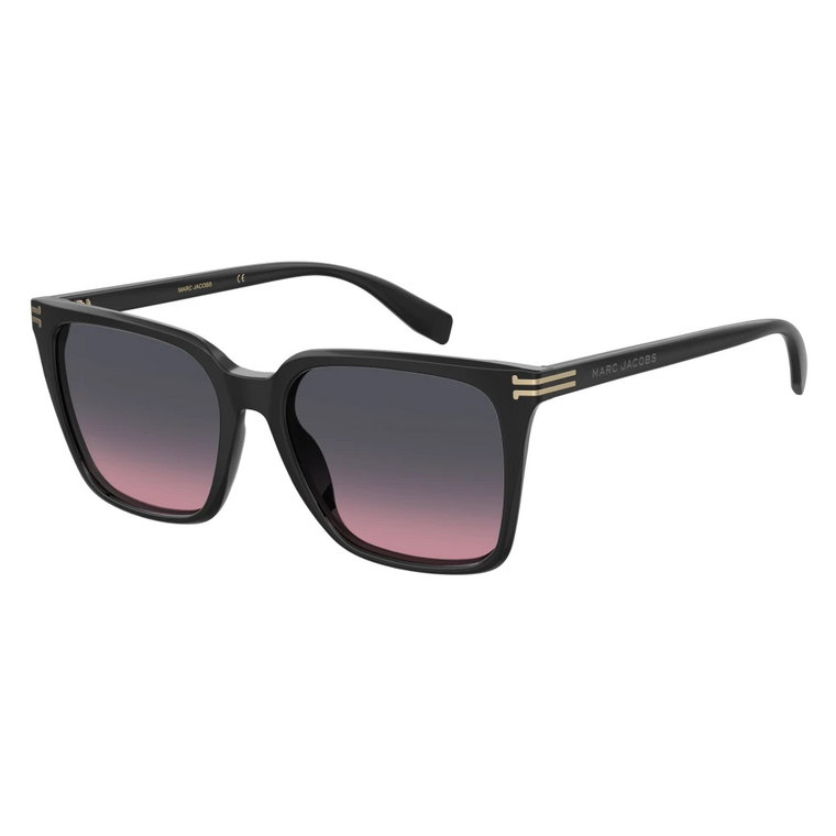 Czarne/Szare Różowe Okulary Przeciwsłoneczne Marc Jacobs