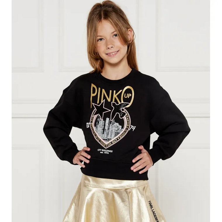 Pinko UP Bluza FLEECE | Regular Fit