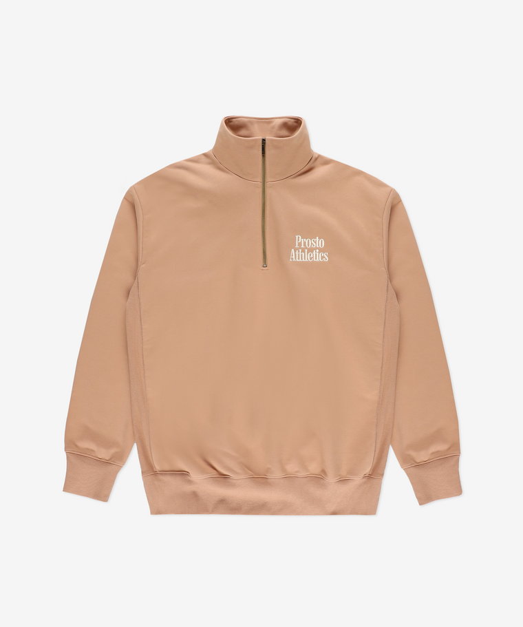 Half Zip Around the Globe Cappuccino XXL