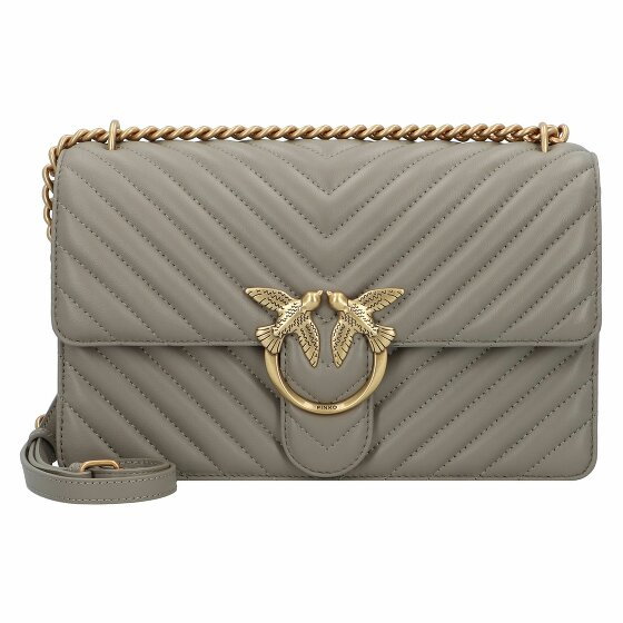 PINKO Love One Classic Torba na ramię Skórzany 26.5 cm beige-noce-block color