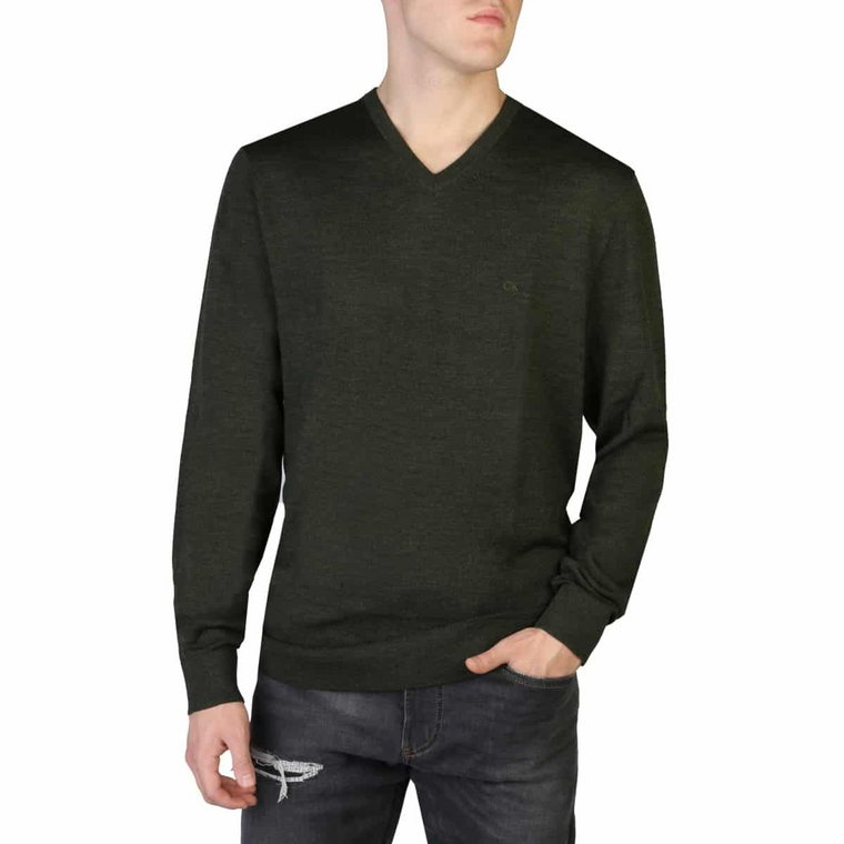 Swetry marki Calvin Klein model K10K110423 kolor Zielony. Odzież męska. Sezon: Jesień/Zima