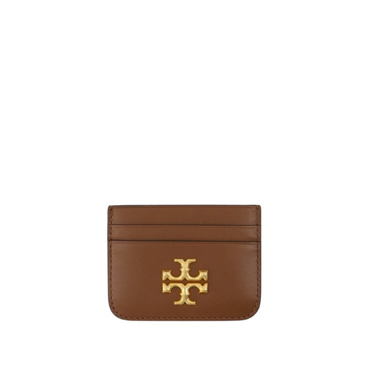 Eleanor Etui na Karty - Brązowa Skóra Tory Burch