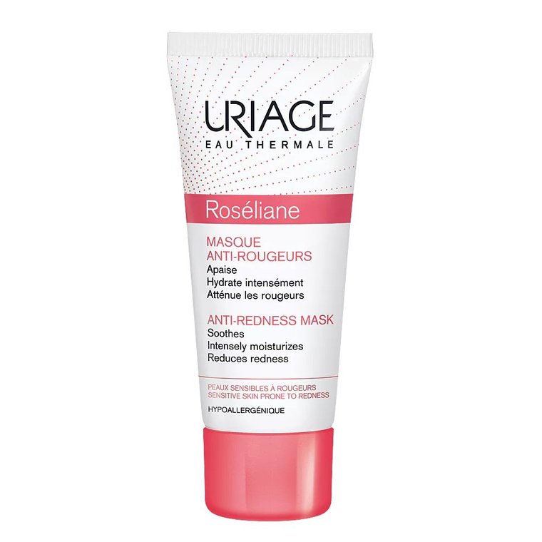 Uriage, Roseliane Anti-Redness Mask, Kojąca maseczka do skóry wrażliwej, 40 ml