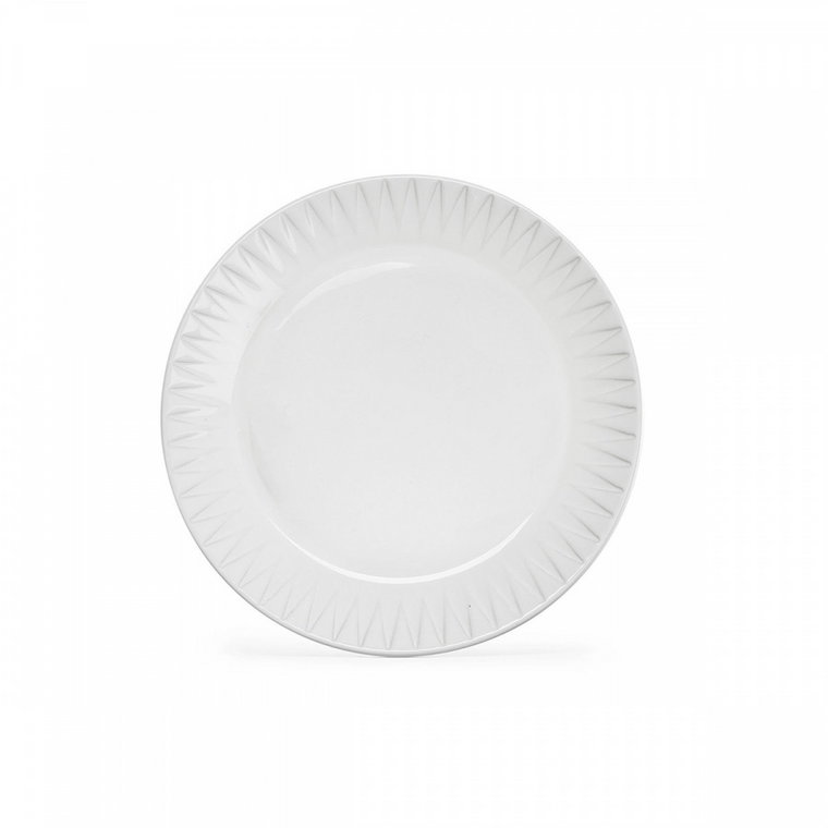 talerz, biały, ceramika, śred. 20 cm kod: SF-5017347