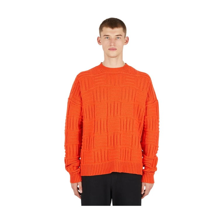 Sweter pomarańczowy Nylon Blend Ambush