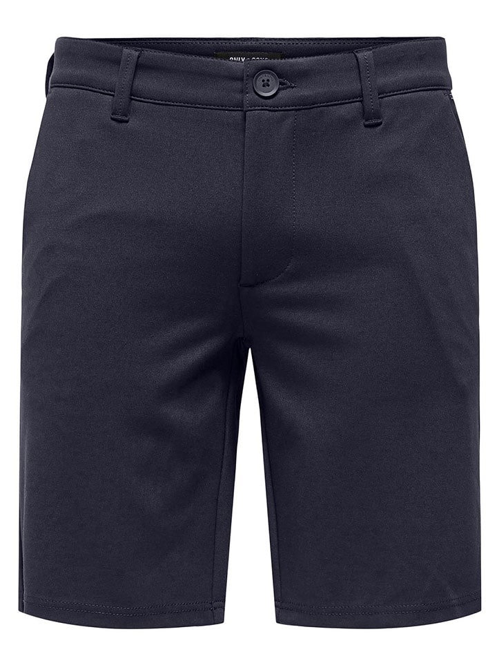 ONLY & SONS Szorty chino w kolorze granatowym