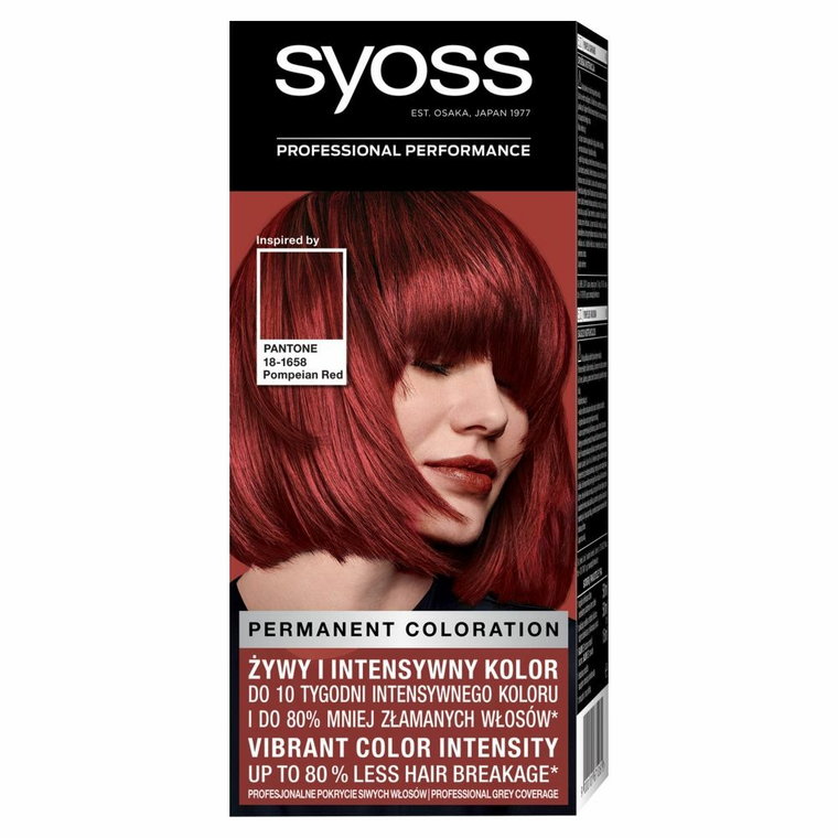 Syoss Pantone - Farba do włosów 5-72 Wulkaniczna Czerwień 1szt