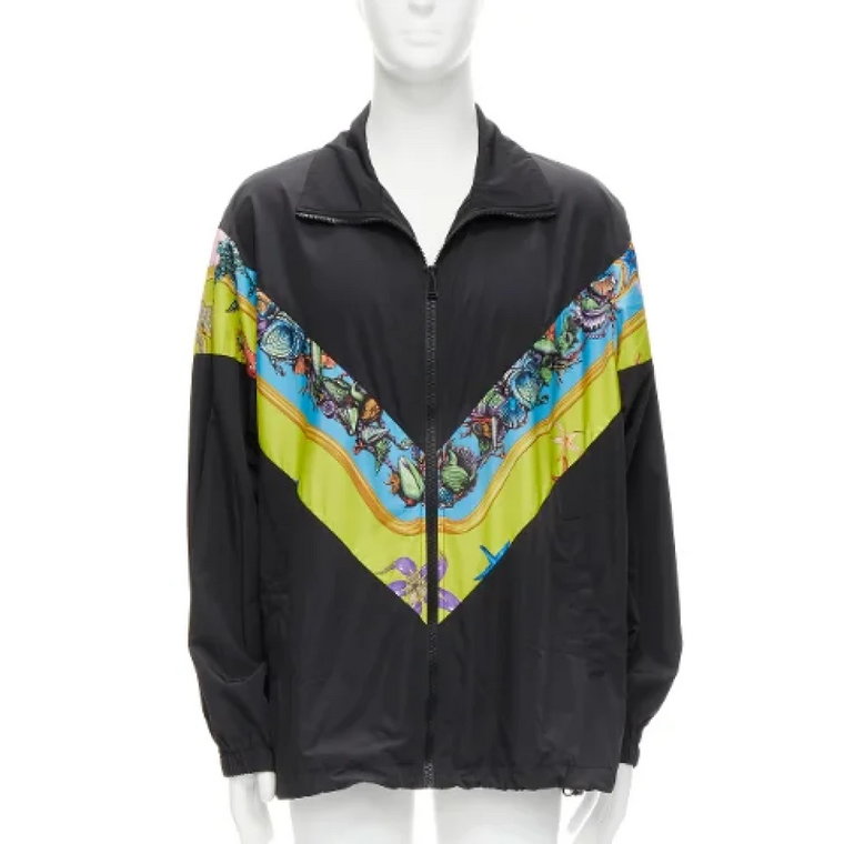 Pre-owned Polyester outerwear Versace Pre-owned