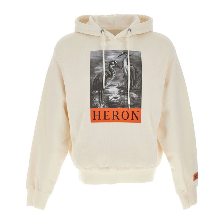 Biały Bawełniany Sweter dla Mężczyzn Heron Preston
