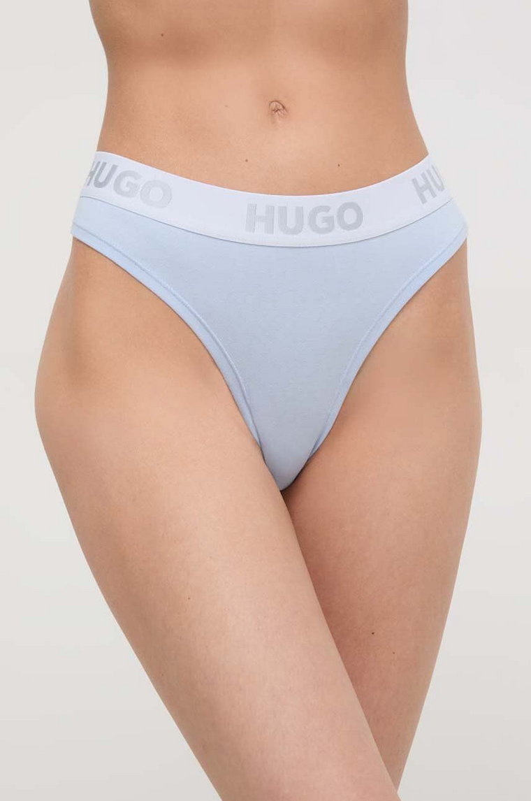 HUGO stringi kolor fioletowy 50480166