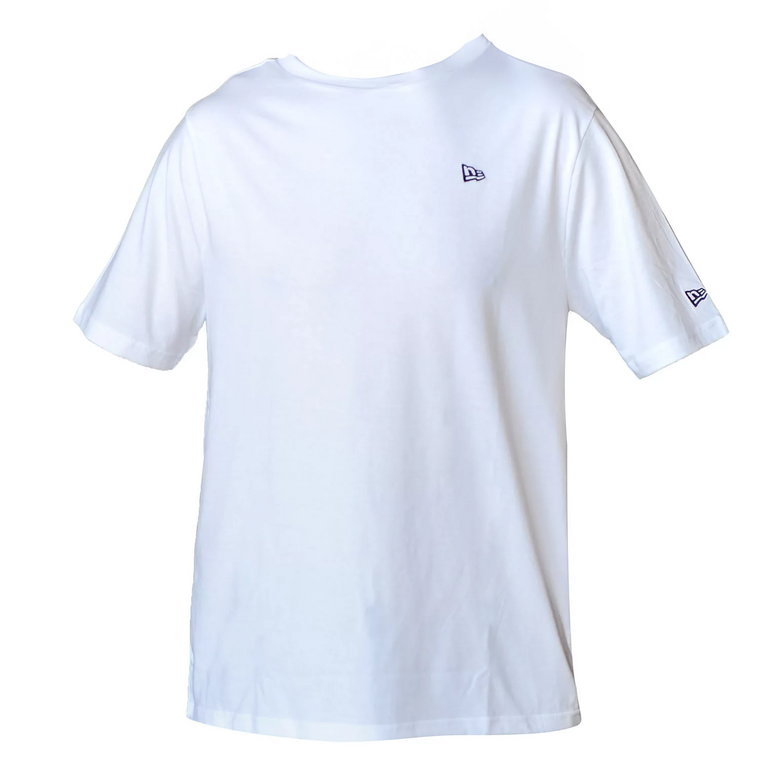 New Era NE Essentials Tee 60416745, Męskie, Białe, t-shirty, bawełna, rozmiar: M