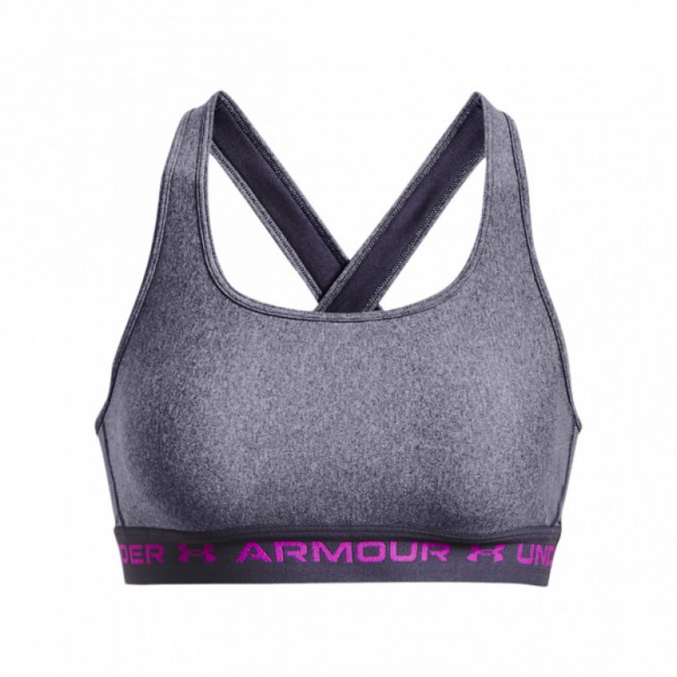 Biustonosz treningowy UNDER ARMOUR UA CROSSBACK MID HEATHER BRA