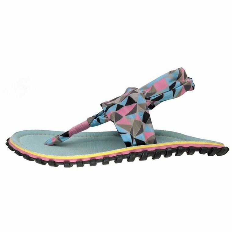 Japonki Gumbies Slingback W G-SB-WN-GEOM wielokolorowe