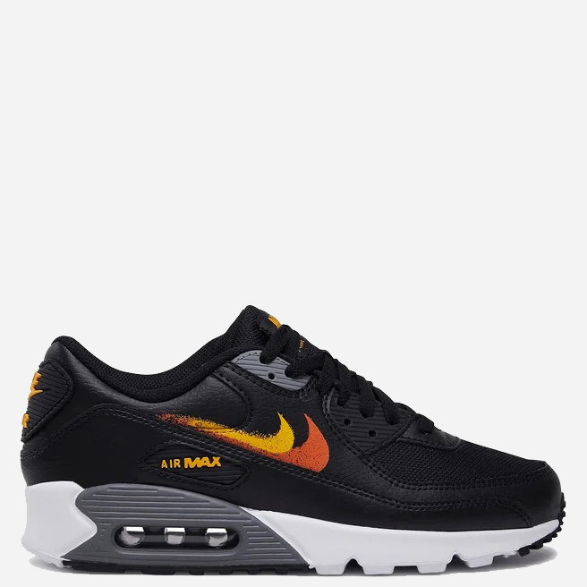 Buty sportowe męskie na platformie do kostki Nike Air Max 90 FJ4229-001 44.5 (10.5US) 28.5 cm Czarne (196605831177). Buty sportowe męskie