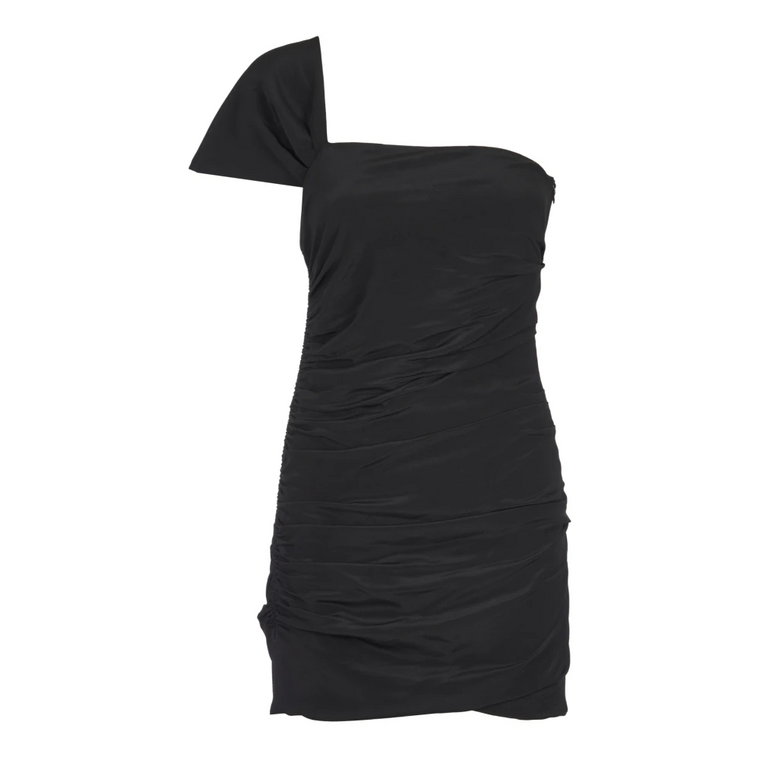 Czarna sukienka jedno-ramienna IRO