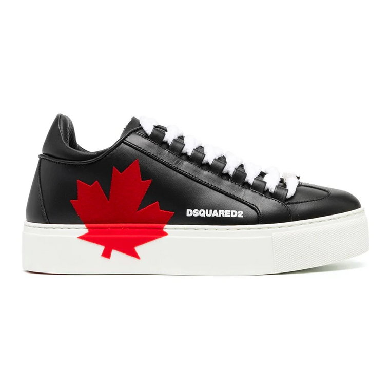 Kanadyjskie Skórzane Sneakersy Dsquared2