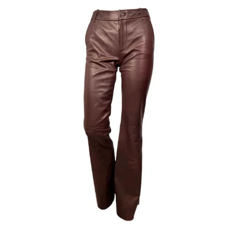 Pre-owned Leather bottoms Gucci Vintage