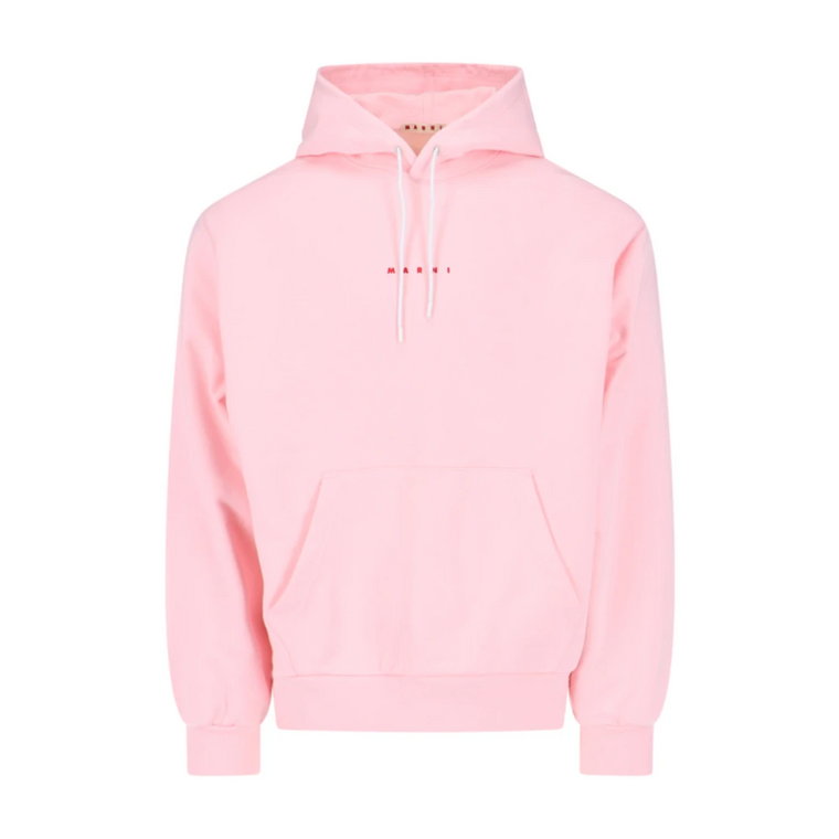 Wygodny i stylowy różowy sweter Marni