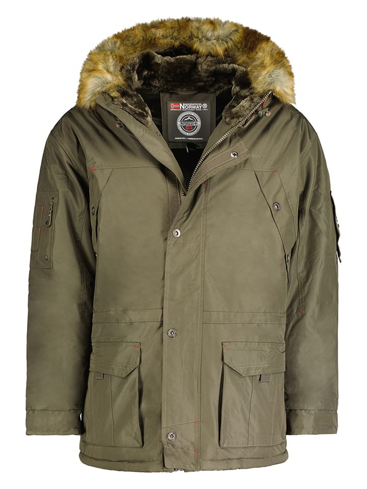 Geographical Norway Parka "Abiosaured" w kolorze khaki