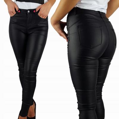 klasyczne Damskie Spodnie Modelujące Black 36-48 GOODIES