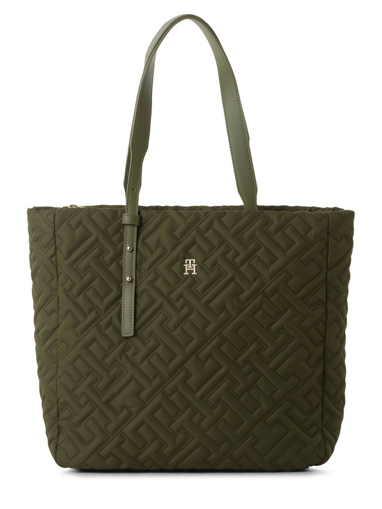 Tommy Hilfiger - Damska torba shopper, zielony