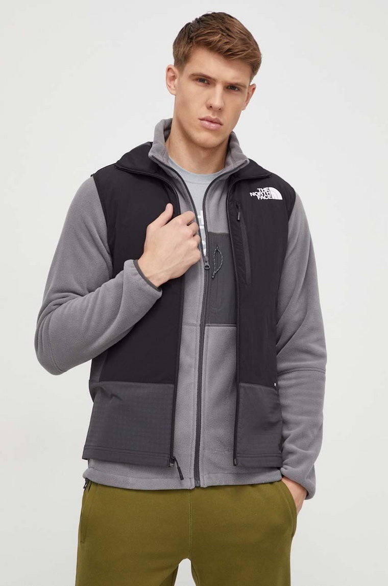 The North Face bezrękawnik męski kolor czarny przejściowy NF0A87H4MN81