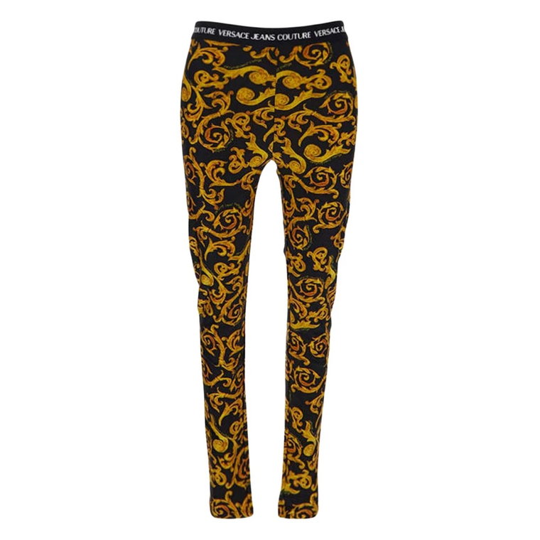 Logo Couture Leggings Versace Jeans Couture