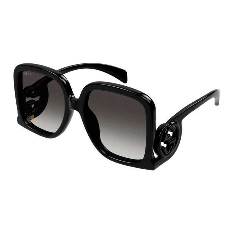 Czarne Szare Okulary Przeciwsłoneczne Gg1326S Gucci