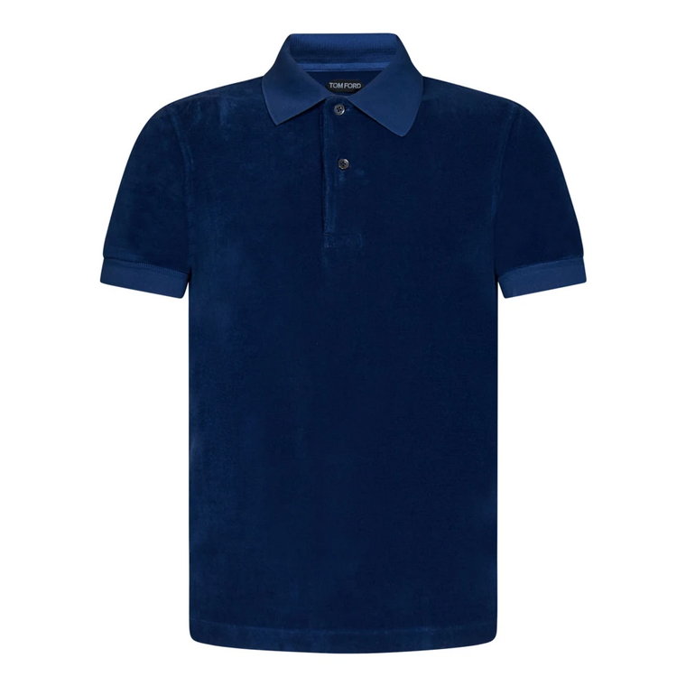 Granatowa Koszulka Polo - Klasyczny i Wyrafinowany Styl Tom Ford