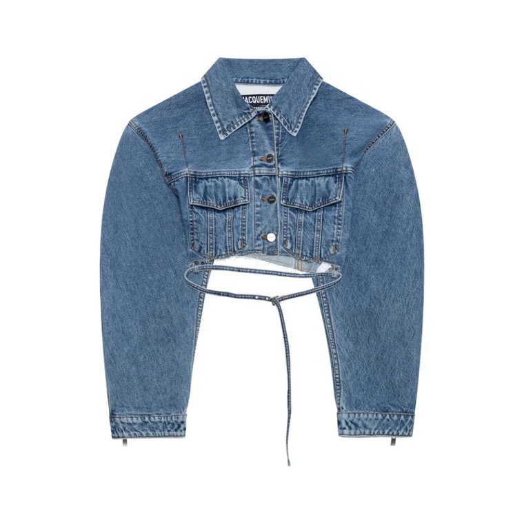 Corto Light Blue/Tabac Kurtka Jeansowa Jacquemus