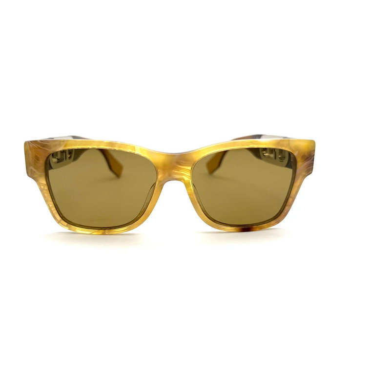 Brązowe Okulary Przeciwsłoneczne Ss23 dla Kobiet Fendi