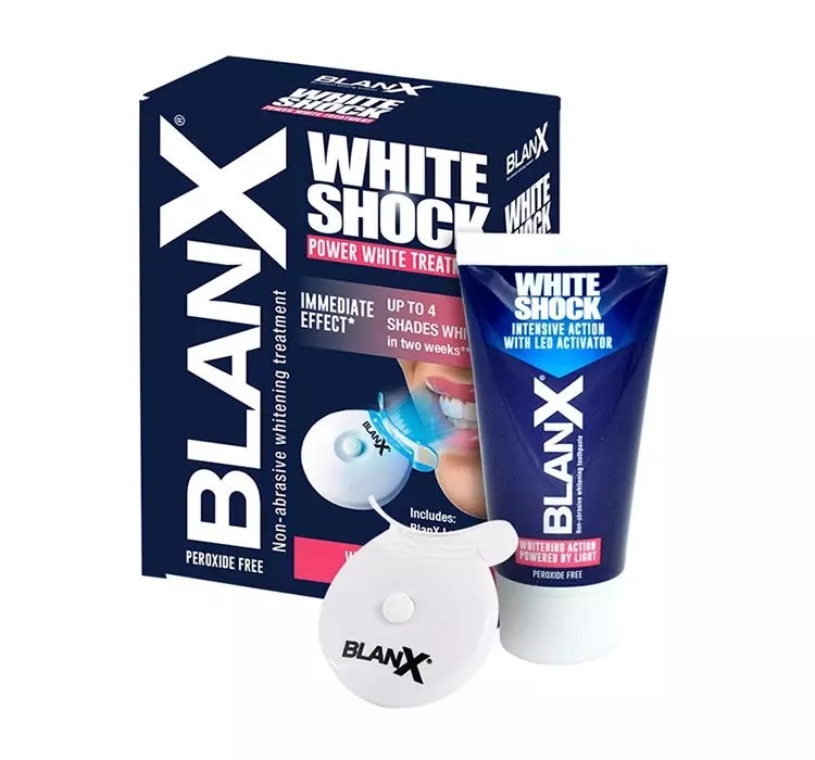 BLANX WHITE SHOCK POWER WHITE TREATMENT ZAAWANSOWANY SYSTEM WYBIELAJĄCY