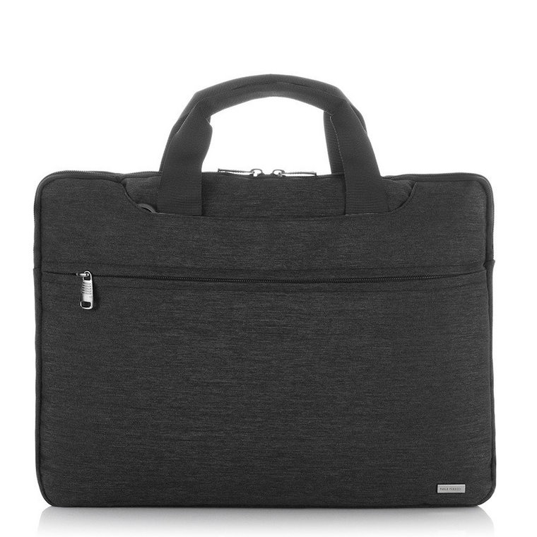 TORBA NA RAMIĘ POKROWIEC NA LAPTOPA UNISEX PAOLO PERUZZI V-08-BL