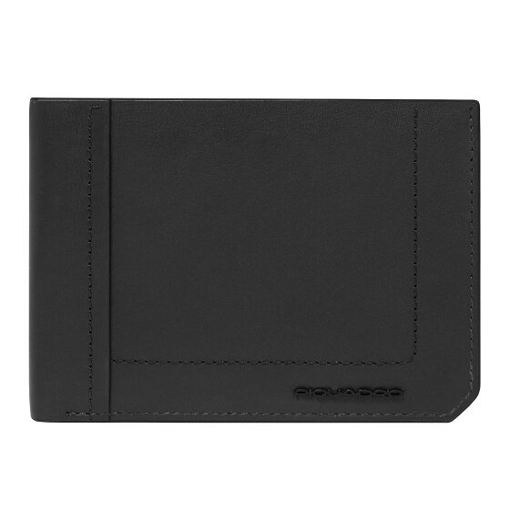 Piquadro W131 Portfel Ochrona RFID Skórzany 12.5 cm black