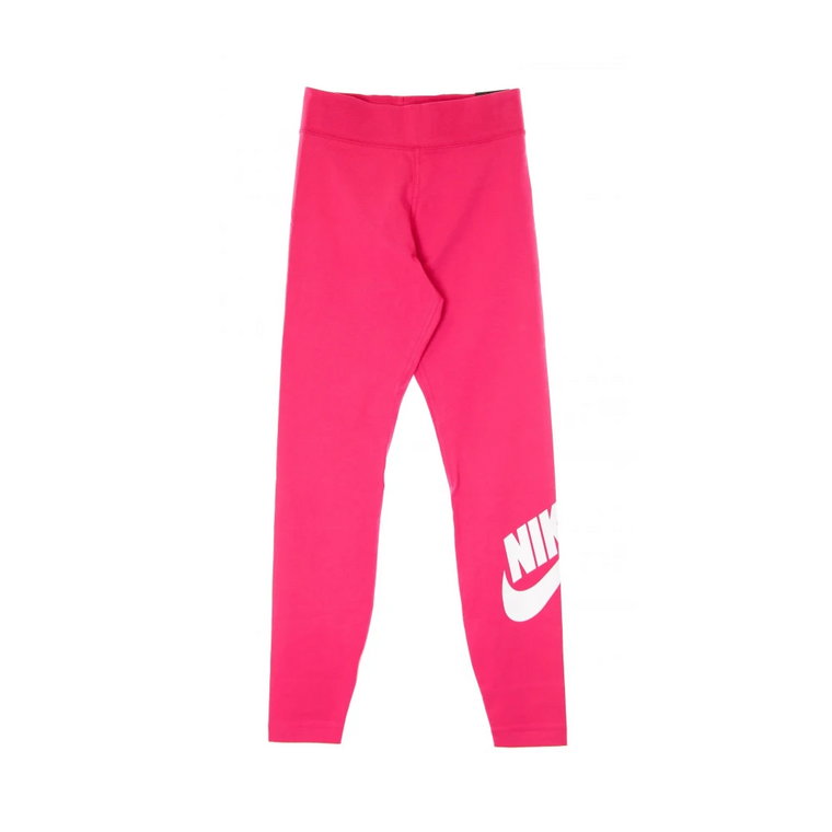 Legginsy High Rise Futura Fireberry/Biały Nike