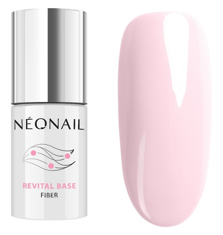 Neonail - Baza hybrydowa Revital Base Fiber Rosy Blush 7,2ml