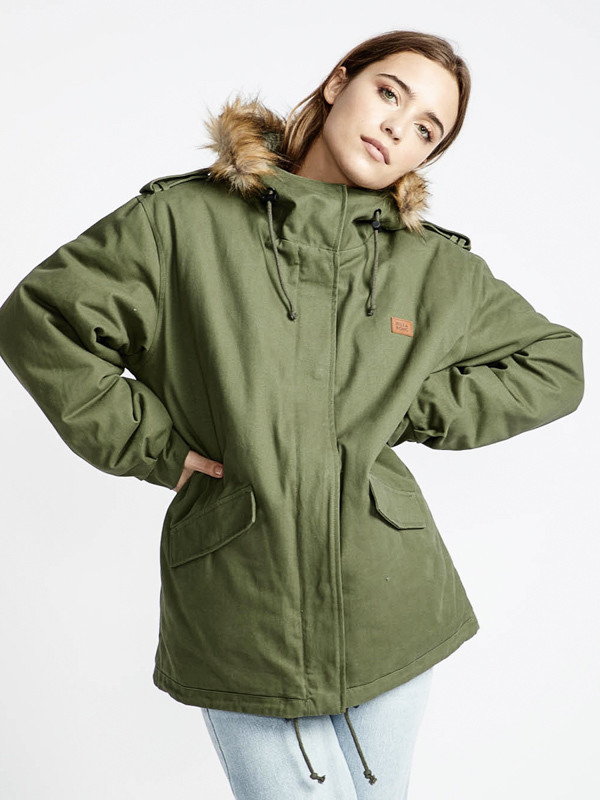 Billabong WESTWOOD olive kurtka zimowa kobiety - L