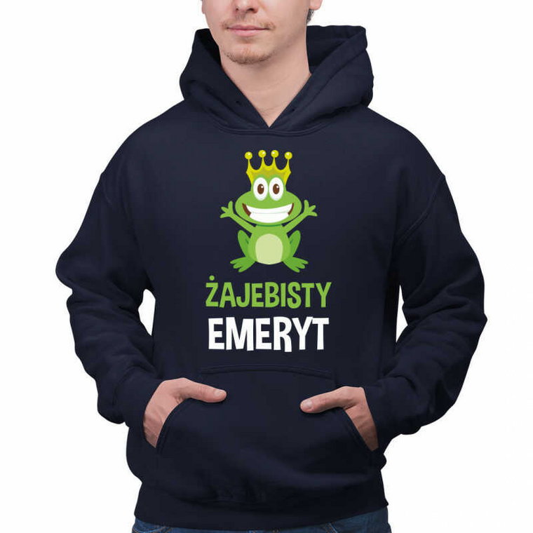 Żajebisty emeryt - męska bluza na prezent